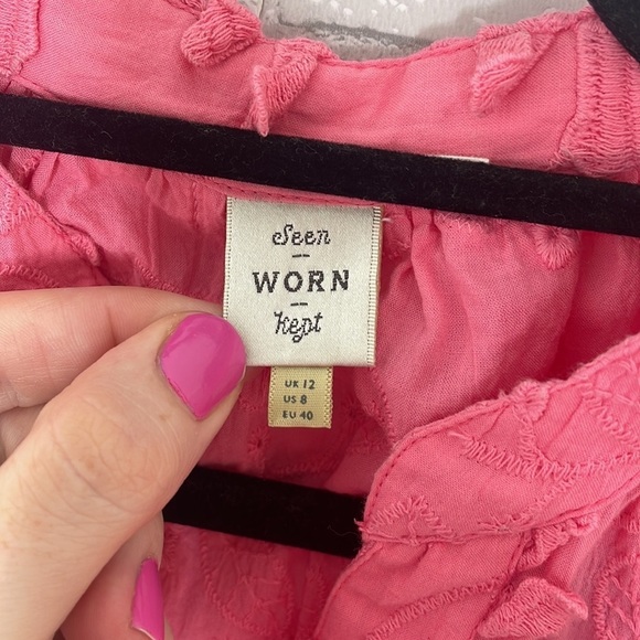 Anthropologie Seen/Worn/Kept Kathryn Textured Floral Blouse - Picture 6 of 13